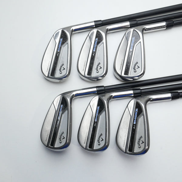Used Callaway Paradym Ai Smoke Iron Set / 5 - PW / Regular Flex