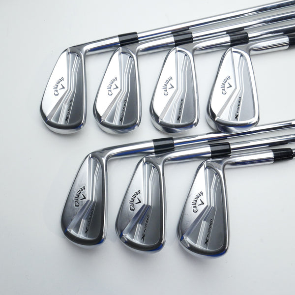 Used Callaway X Forged 2025 Iron Set / 4 - PW / Stiff Flex
