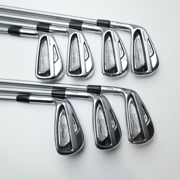 Used Titleist AP2 714 Iron Set / 3 - 9 IRON / X-Stiff Flex / Left-Handed