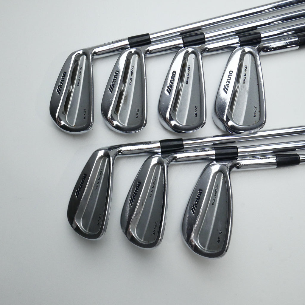 Used Mizuno MP-52 Iron Set / 4 - PW / Regular Flex