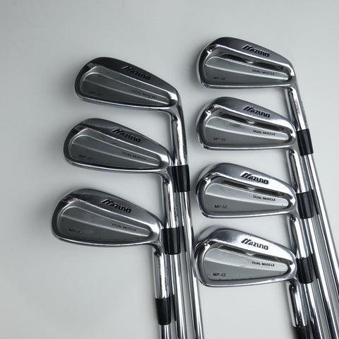 Used Mizuno MP-52 Iron Set / 4 - PW / Regular Flex
