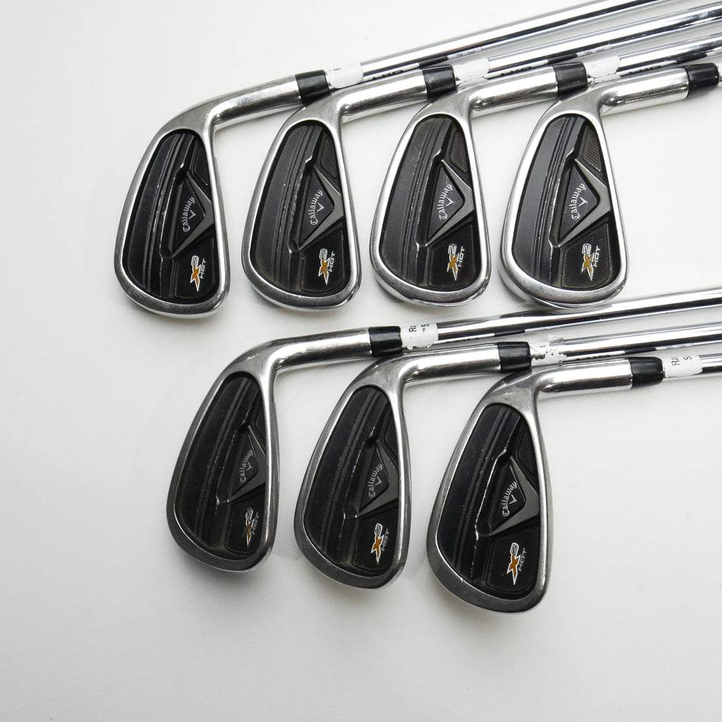 Used Callaway X2 Hot Pro Iron Set / 4 - PW / Stiff Flex
