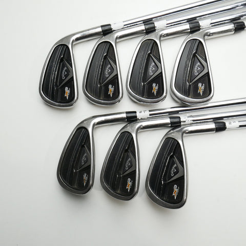 Used Callaway X2 Hot Pro Iron Set / 4 - PW / Stiff Flex