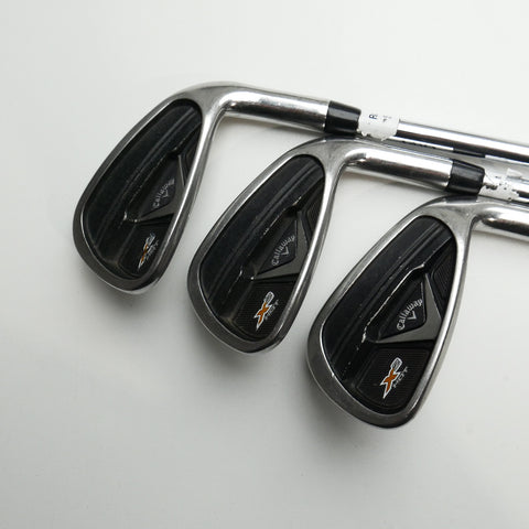 Used Callaway X2 Hot Pro Iron Set / 4 - PW / Stiff Flex