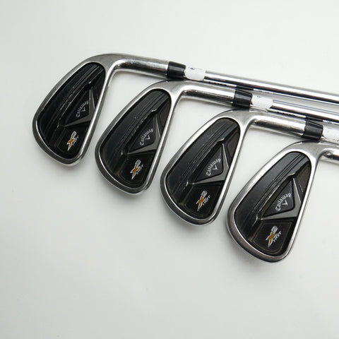 Used Callaway X2 Hot Pro Iron Set / 4 - PW / Stiff Flex