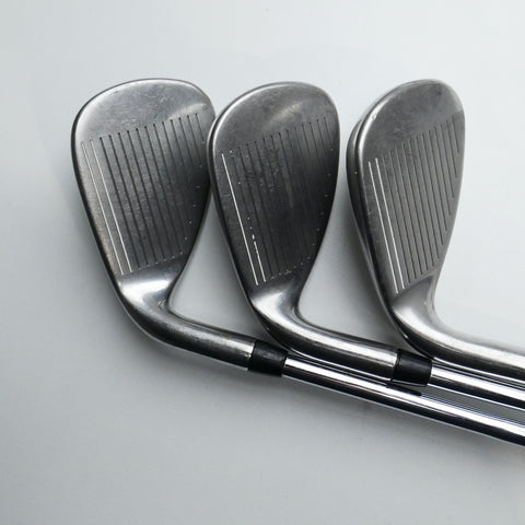 Used Callaway XR Iron Set / 5 - PW + AW / Stiff Flex