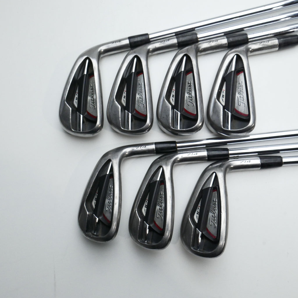 Used Titleist AP1 714 Iron Set / 4 - PW / Regular Flex
