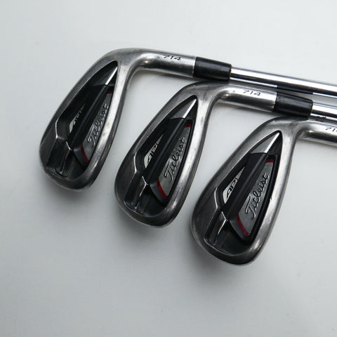 Used Titleist AP1 714 Iron Set / 4 - PW / Regular Flex