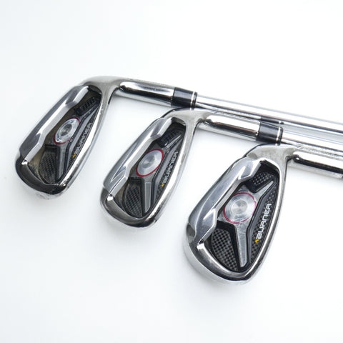 Used TaylorMade 2009 Burner Iron Set / 4 - PW / Stiff Flex - Replay Golf 