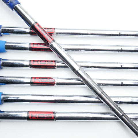 Used TaylorMade 2009 Burner Iron Set / 4 - PW / Stiff Flex - Replay Golf 