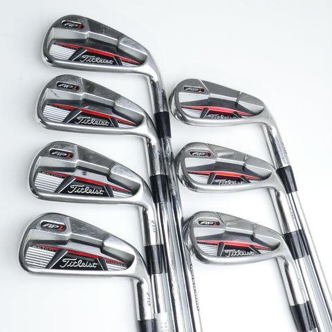 Used Titleist AP1 710 Iron Set / 4 - PW / Regular Flex - Replay Golf 