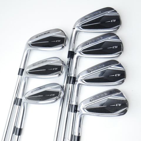 Used TaylorMade Qi Iron Set / 5 - SW / Regular Flex / Left-Handed - Replay Golf 