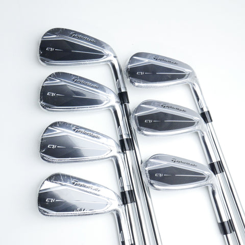 NEW TaylorMade Qi Iron Set / 4 - PW / Stiff Flex - Replay Golf 