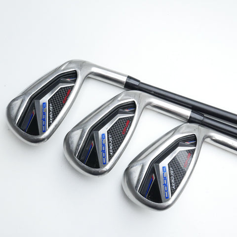 Used Cobra Aerojet One Length Iron Set / 5 - PW / Regular Flex - Replay Golf 