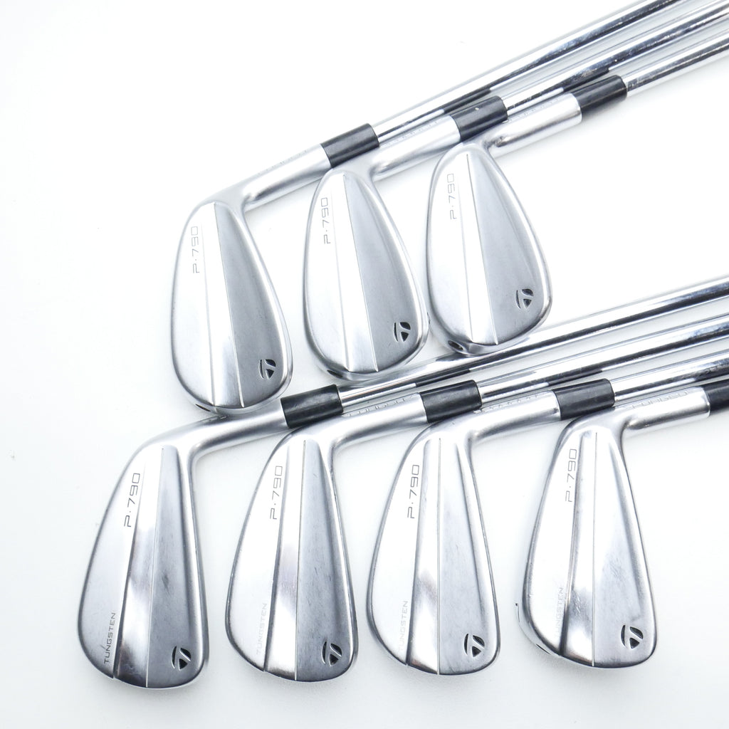 Used TaylorMade P790 2023 Iron Set / 4 - PW / Stiff Flex - Replay Golf 
