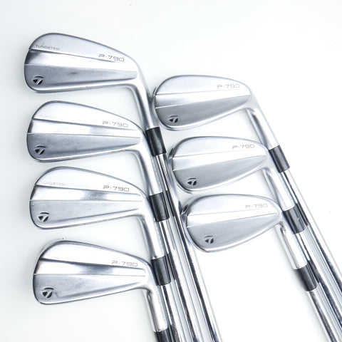 Used TaylorMade P790 2023 Iron Set / 4 - PW / Stiff Flex - Replay Golf 