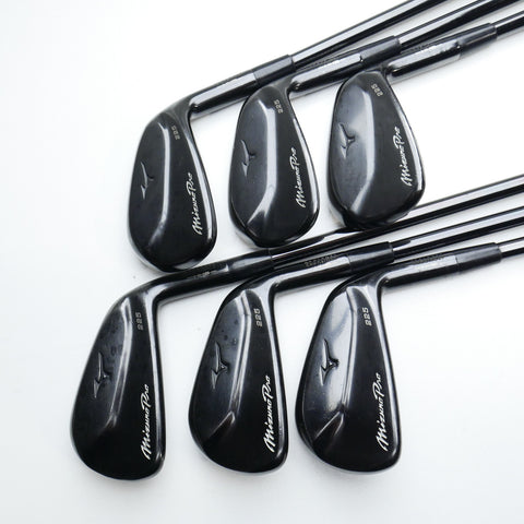 Used Mizuno Pro 225 Black Limited Edition Iron Set / 5 - PW / Stiff Flex - Replay Golf 