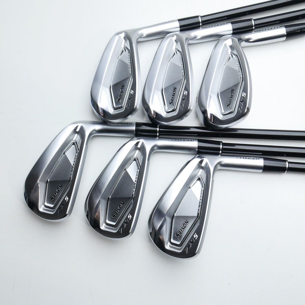 Used Srixon ZXi5 Iron Set / 5 - PW + AW / Regular Flex - Replay Golf 