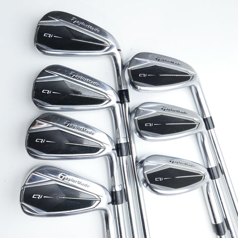 Used TaylorMade Qi Iron Set / 5 - SW / Stiff Flex - Replay Golf 