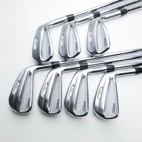 Used Titleist T100 2021 Iron Set / 4 - PW / Stiff Flex - Replay Golf 