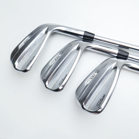 Used Titleist T100 2021 Iron Set / 4 - PW / Stiff Flex - Replay Golf 