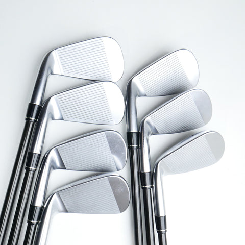 Used Callaway Legacy Black Forged Iron Set / 4 - PW / Stiff Flex - Replay Golf 