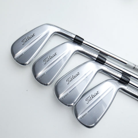 NEW Titleist T250 2025 Iron Set / 5 - PW + 48° / Stiff Flex - Replay Golf 