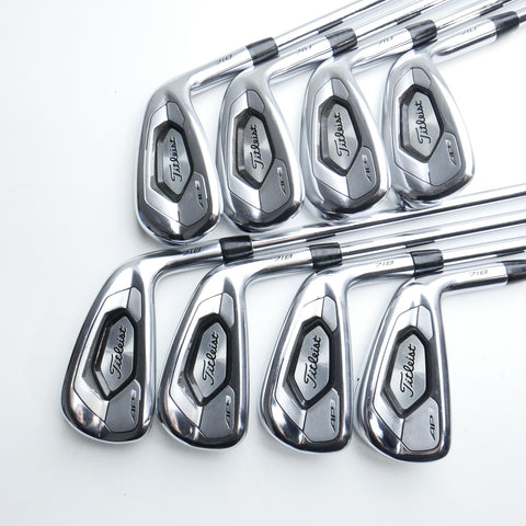Used Titleist AP3 718 Iron Set / 4 - PW + 48° / Stiff Flex - Replay Golf 