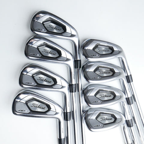 Used Titleist AP3 718 Iron Set / 4 - PW + 48° / Stiff Flex - Replay Golf 