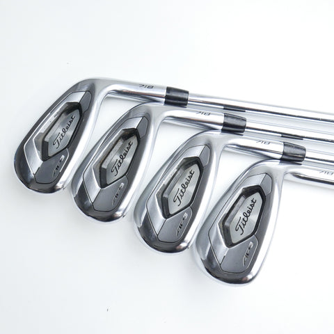 Used Titleist AP3 718 Iron Set / 4 - PW + 48° / Stiff Flex - Replay Golf 