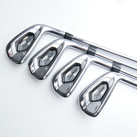Used Titleist AP3 718 Iron Set / 4 - PW + 48° / Stiff Flex - Replay Golf 