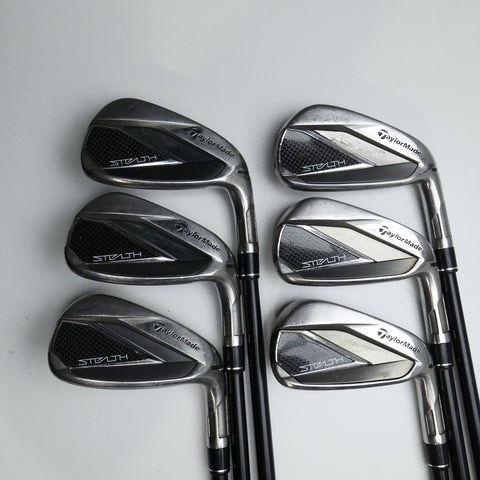 Used TaylorMade Stealth Iron Set / 5 - PW / Regular Flex - Replay Golf 