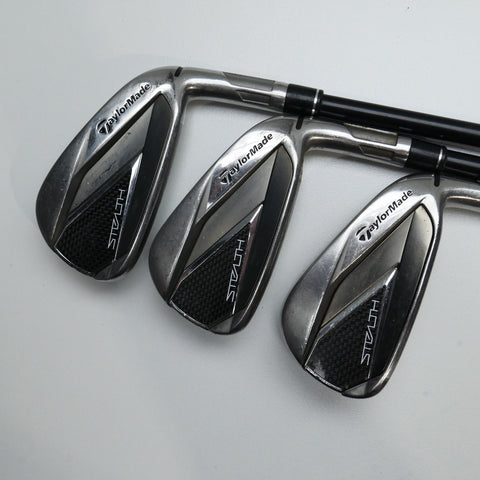 Used TaylorMade Stealth Iron Set / 5 - PW / Regular Flex - Replay Golf 