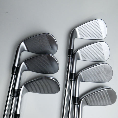 Used Callaway Apex DCB 21 Iron Set / 5 - PW + AW / Stiff Flex - Replay Golf 