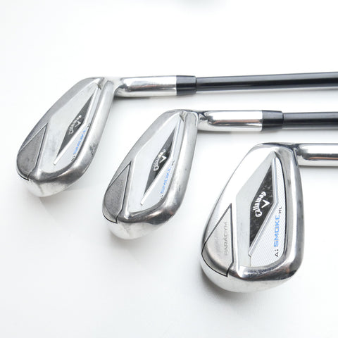 Used Callaway Paradym Ai Smoke HL Iron Set / 5 - PW + AW / Soft Regular Flex