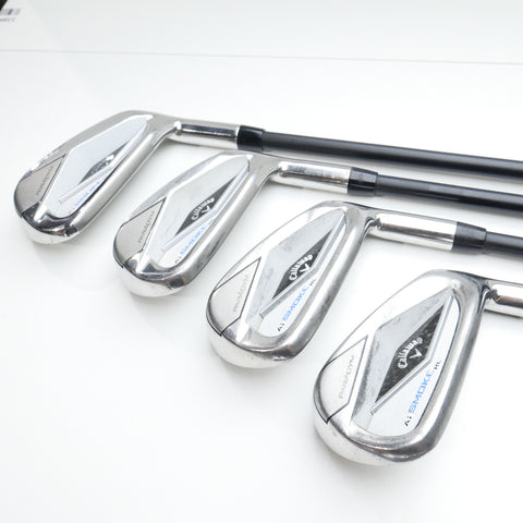 Used Callaway Paradym Ai Smoke HL Iron Set / 5 - PW + AW / Soft Regular Flex
