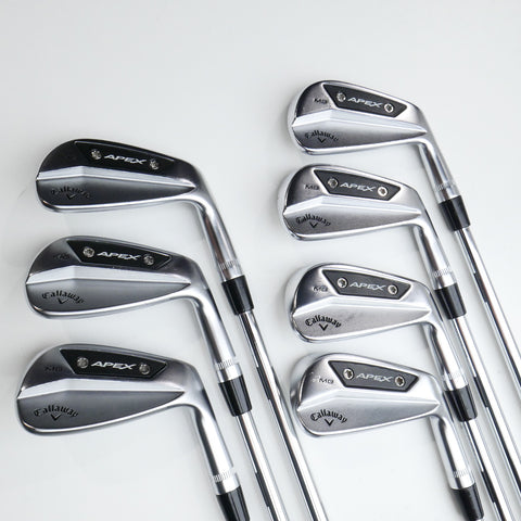 Used Callaway Apex MB 24 Iron Set / 4 - PW / Stiff Flex