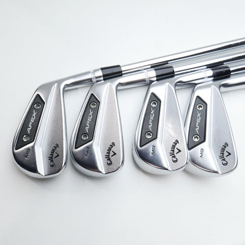 Used Callaway Apex MB 24 Iron Set / 4 - PW / Stiff Flex