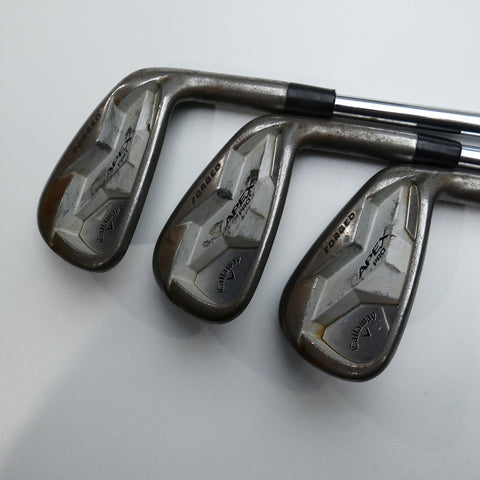 Used Callaway Apex Pro 19 RAW Iron Set / 4 - 9 IRON / Stiff Flex