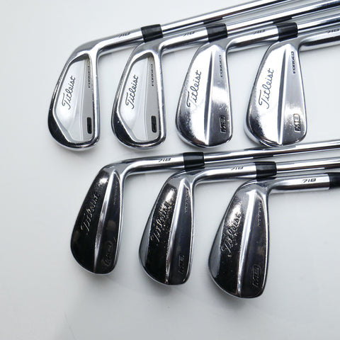 Used Titleist 718 CB & 718 MB Iron Set / 4 - PW / Regular Flex