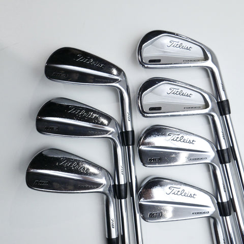 Used Titleist 718 CB & 718 MB Iron Set / 4 - PW / Regular Flex