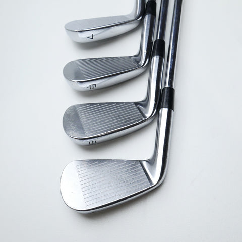 Used TaylorMade P730 Iron Set / 4 - PW / Stiff Flex