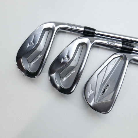 Used Mizuno Pro 243 & JPX 923 Tour Combo Iron Set / 5 - PW / X-Stiff Flex