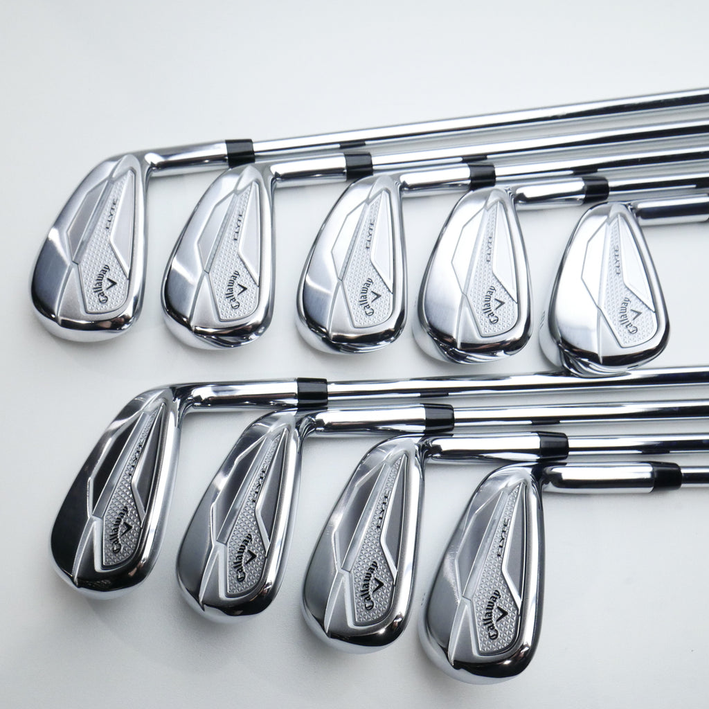 Used Callaway Elyte Iron Set / 5 - SW + AW + GW / Regular Flex