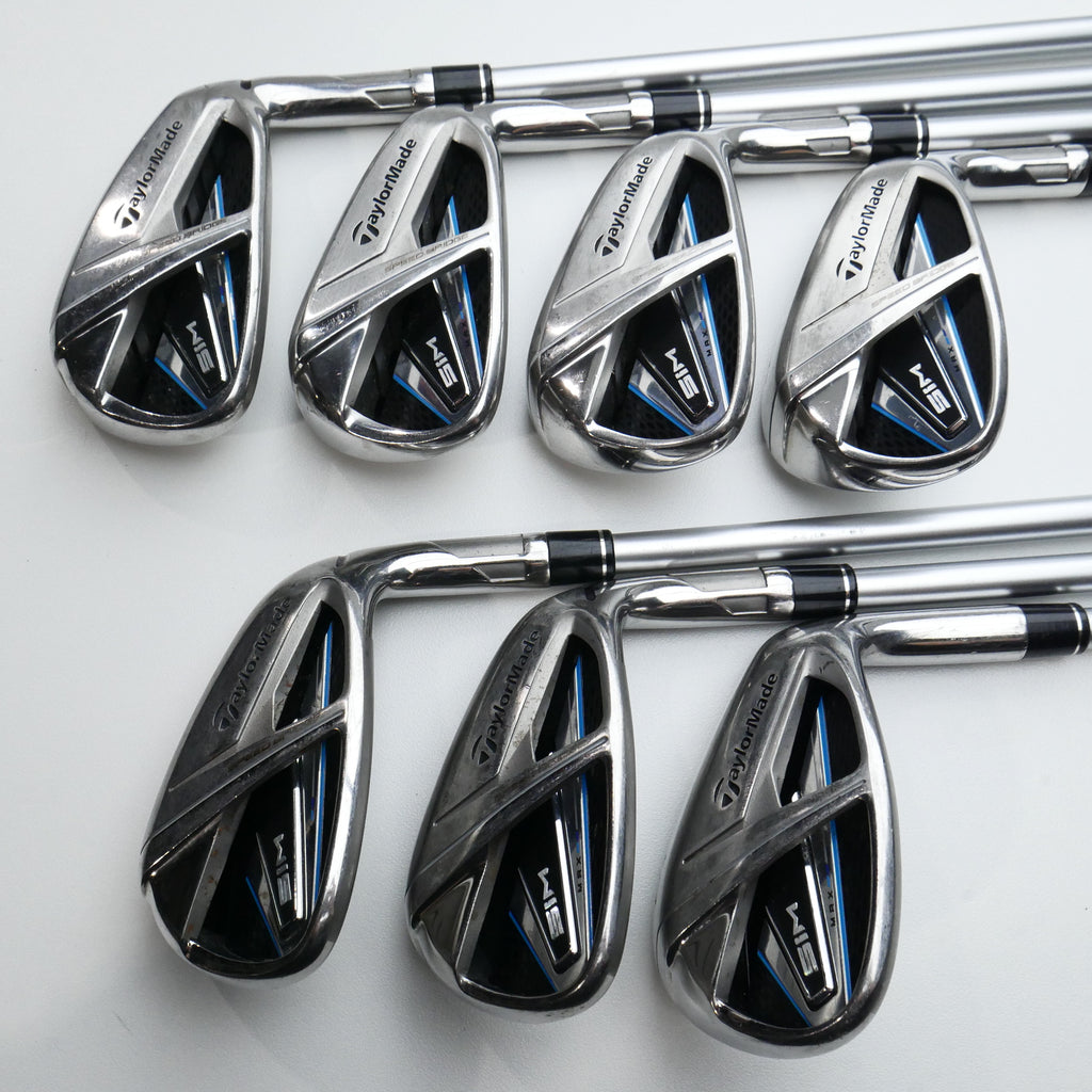 Used TaylorMade SIM Max Iron Set / 6 - SW + AW / Ladies Flex