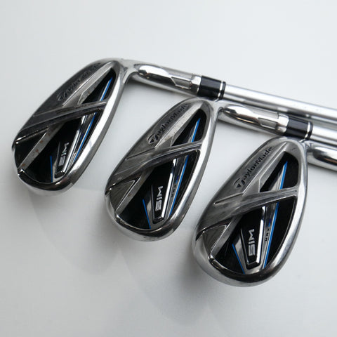 Used TaylorMade SIM Max Iron Set / 6 - SW + AW / Ladies Flex
