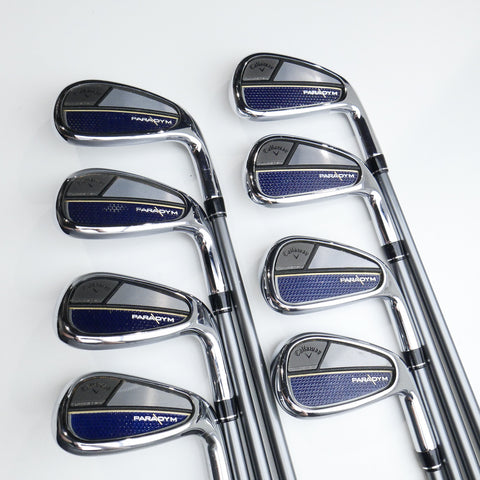Used Callaway Paradym Iron Set / 5 - PW + AW + GW / Regular Flex