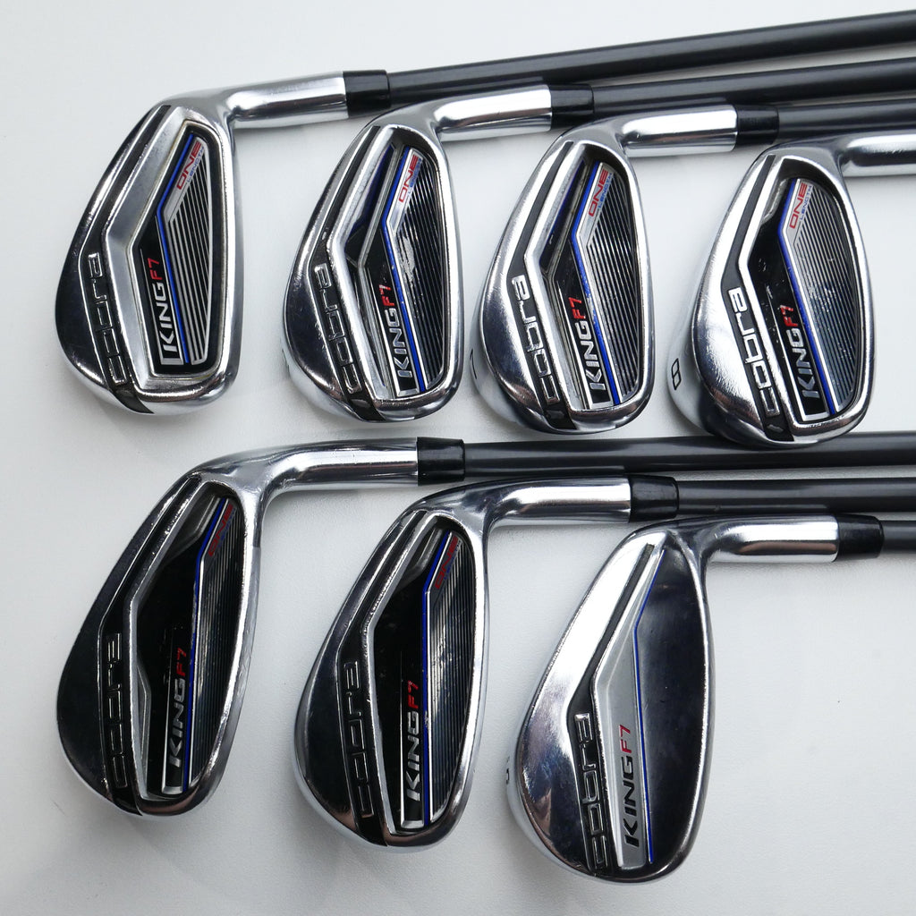 Used Cobra King F7 One Length Iron Set / 5 - PW + GW / Lite Flex