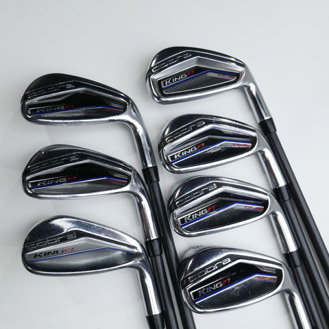 Used Cobra King F7 One Length Iron Set / 5 - PW + GW / Lite Flex