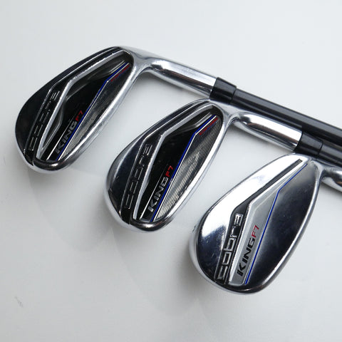 Used Cobra King F7 One Length Iron Set / 5 - PW + GW / Lite Flex